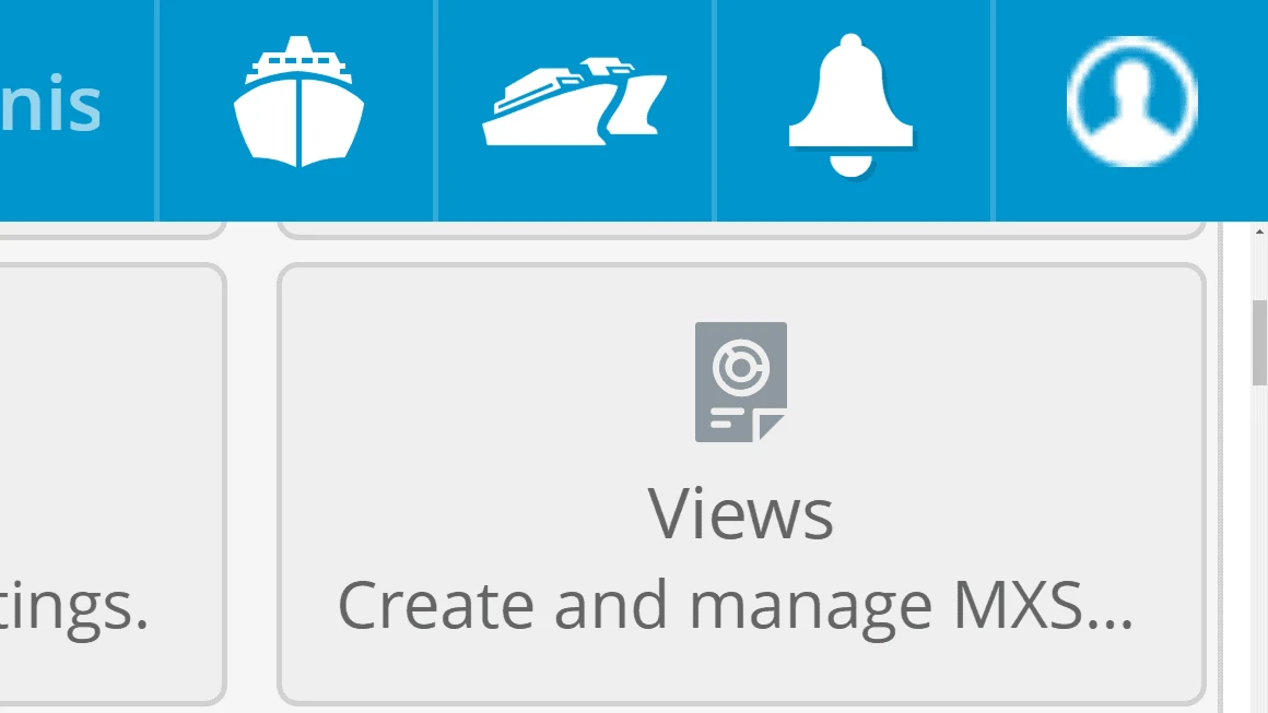 Customizable views